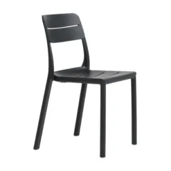 Cassia Chaise de jardin empilable en polypropylène><noscript><img width=