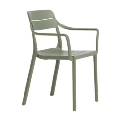 Cassia Fauteuil de jardin empilable en polypropylène><noscript><img width=