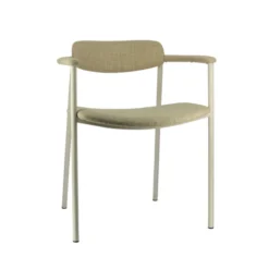Perfecta Cassis Fauteuil moderne en tissu avec accoudoirs et pieds en métal> Chaise De Salle à Manger|Fauteuil De Salon