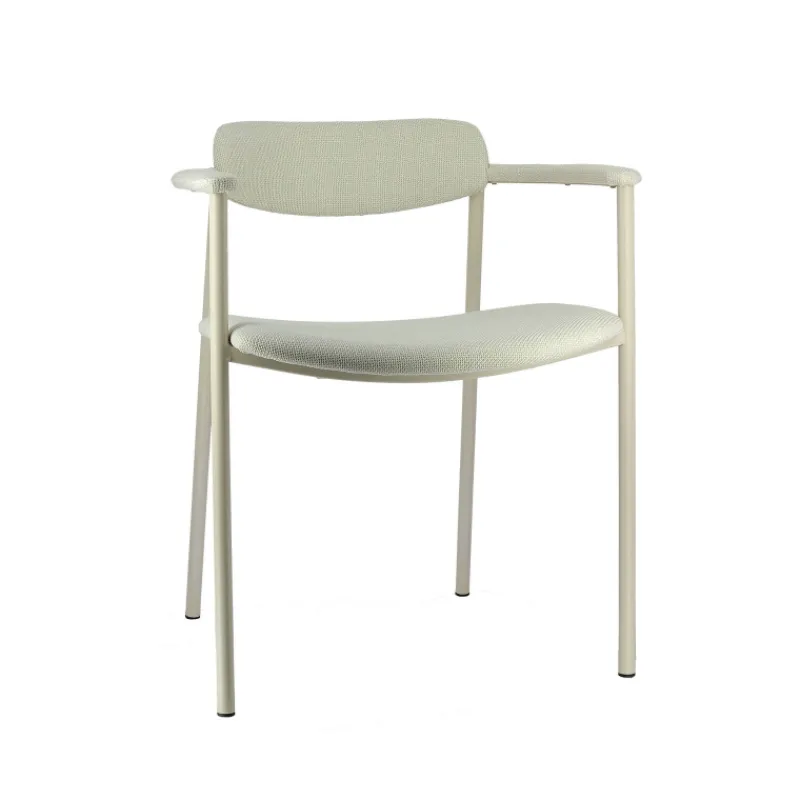 Perfecta Cassis Fauteuil moderne en tissu avec accoudoirs et pieds en métal> Chaise De Salle à Manger|Fauteuil De Salon