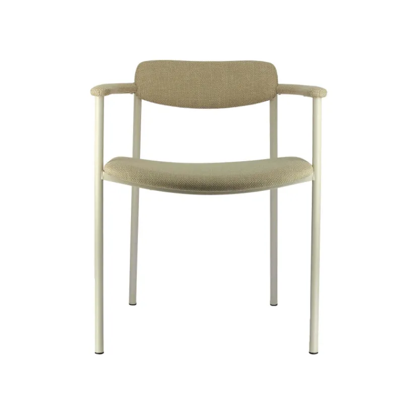 Perfecta Cassis Fauteuil moderne en tissu avec accoudoirs et pieds en métal> Chaise De Salle à Manger|Fauteuil De Salon