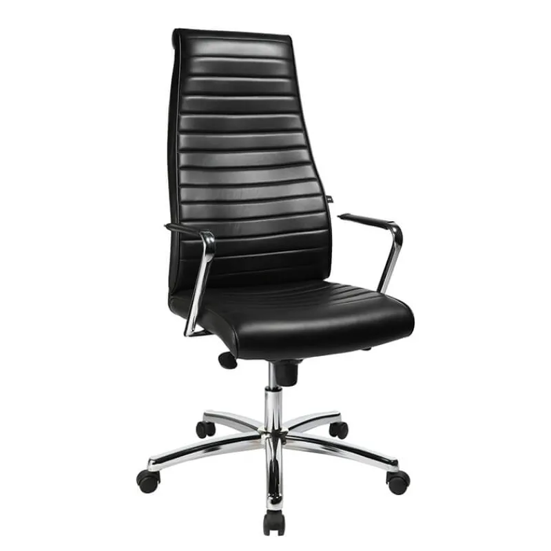 Top Star Chairman X Fauteuil de direction réglable en hauteur en cuir> Chaise De Bureau|Fauteuil De Bureau