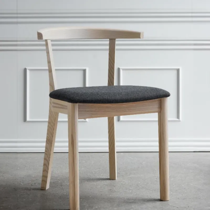 Skovby 52 Chaise en bois massif avec assise rembourrée> Chaise De Salle à Manger|Chaise Salon