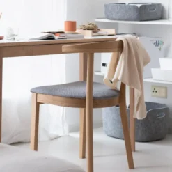 Skovby 52 Chaise en bois massif avec assise rembourrée><noscript><img width=