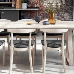 Skovby 52 Chaise en bois massif avec assise rembourrée><noscript><img width=