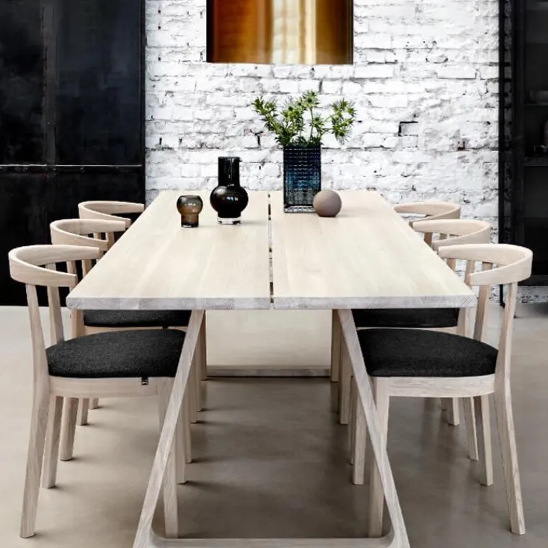 Skovby 52 Chaise en bois massif avec assise rembourrée> Chaise De Salle à Manger|Chaise Salon