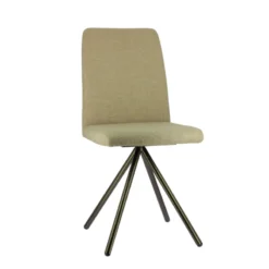 Perfecta Charentes Chaise moderne en tissu et pieds métal> Chaise De Salle à Manger