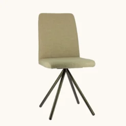 Perfecta Charentes Chaise moderne en tissu et pieds métal><noscript><img width=