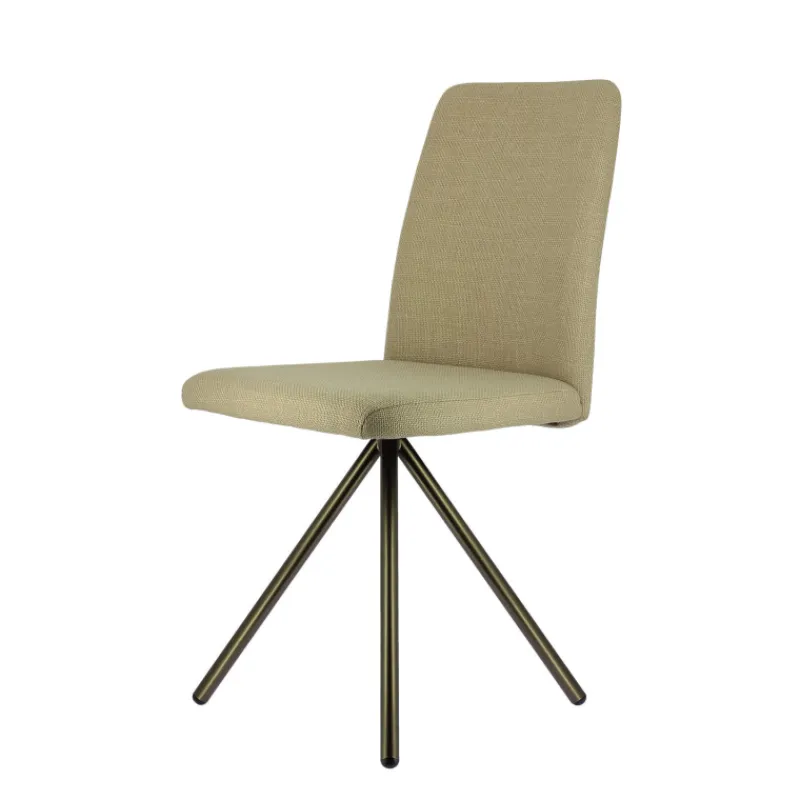 Perfecta Charentes Chaise moderne en tissu et pieds métal> Chaise De Salle à Manger