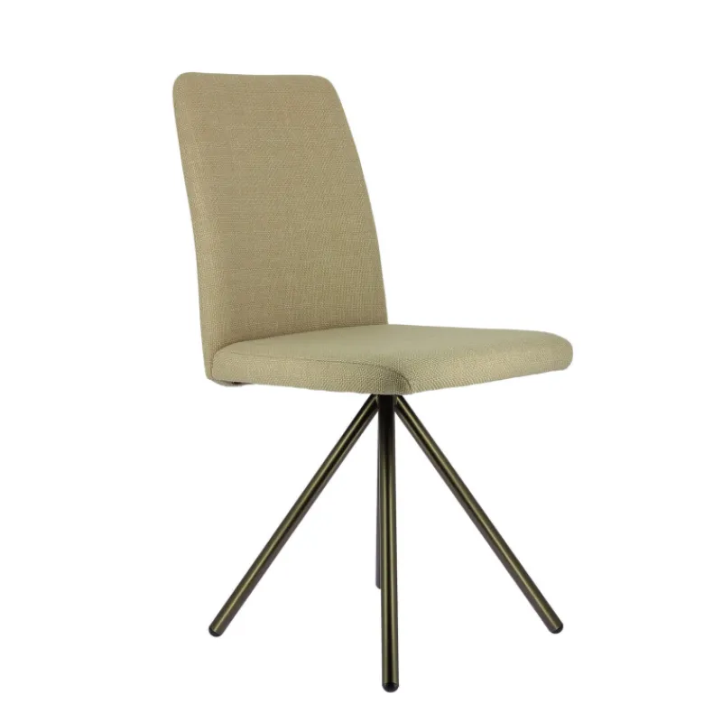 Perfecta Charentes Chaise moderne en tissu et pieds métal> Chaise De Salle à Manger