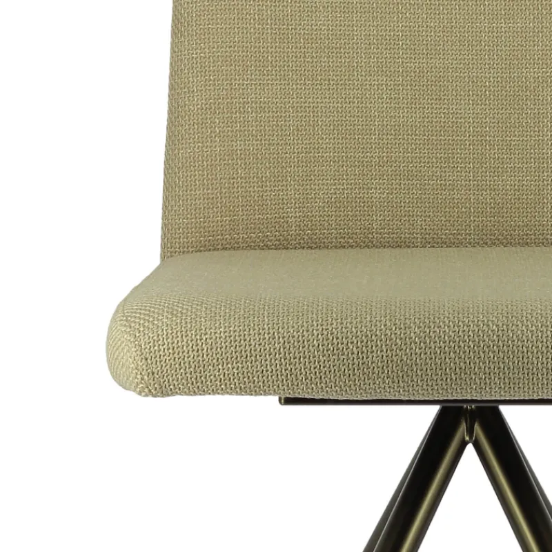 Perfecta Charentes Chaise moderne en tissu et pieds métal> Chaise De Salle à Manger