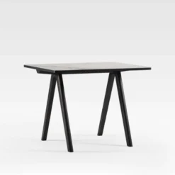 Dasras Chevron Table haute de designer en céramique et bois> Table De Salle à Manger