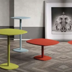 Perfecta Circa Table basse aux bords arrondis et pied central> Table De Salon