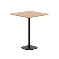 Perfecta Circa Table snack de cuisine carrée en stratifié avec pied central> Table De Cuisine|Table Pour Petit Espace