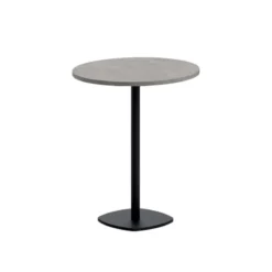 Perfecta Circa Table snack de cuisine ronde en stratifié diamètre 70 cm avec pied central> Table De Cuisine
