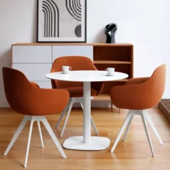 Cancio Circus Table de cuisine ronde en verre petit espace> Table De Cuisine|Table Pour Petit Espace