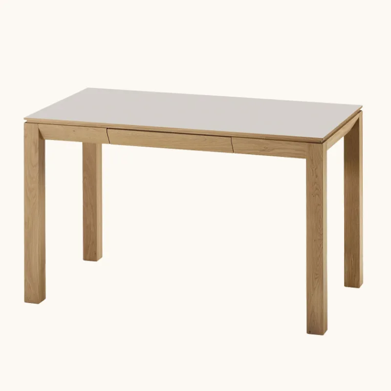 Dasras Clarté Bureau en bois et céramique avec tiroir> Table Pour Petit Espace|Bureau