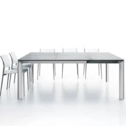 Dexo Class Table carrée en céramique extensible fabriquée en Italie> Table De Salle à Manger