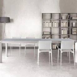 Dexo Class Table rectangle en céramique fabriquée en Italie> Table De Salle à Manger