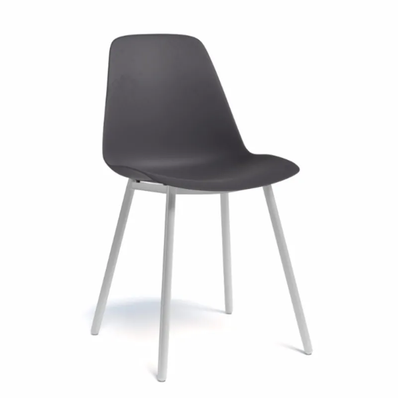 Perfecta Claudio Chaise moderne en polypropylène et métal> Chaise De Cuisine|Chaise De Salle à Manger