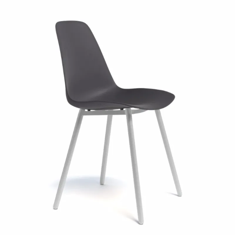 Perfecta Claudio Chaise moderne en polypropylène et métal> Chaise De Cuisine|Chaise De Salle à Manger