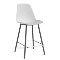 Perfecta Claudio Tabouret snack moderne avec coque en polypropylène> Tabouret Snack (assise +/- 65 Cm)|Tabouret De Bar (assise +/- 80 Cm)