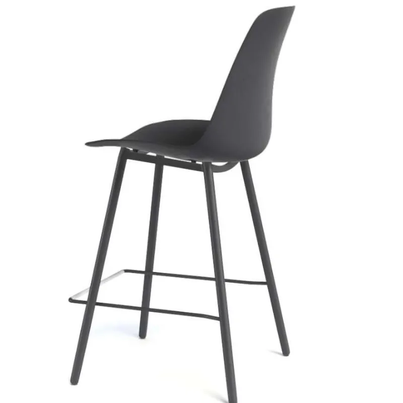 Perfecta Claudio Tabouret snack moderne avec coque en polypropylène> Tabouret Snack (assise +/- 65 Cm)|Tabouret De Bar (assise +/- 80 Cm)