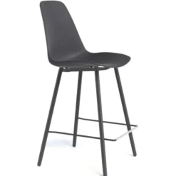 Perfecta Claudio Tabouret snack moderne avec coque en polypropylène><noscript><img width=