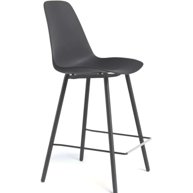 Perfecta Claudio Tabouret snack moderne avec coque en polypropylène> Tabouret Snack (assise +/- 65 Cm)|Tabouret De Bar (assise +/- 80 Cm)