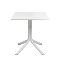 Clip Petite table de jardin carrée en polypropylène><noscript><img width=