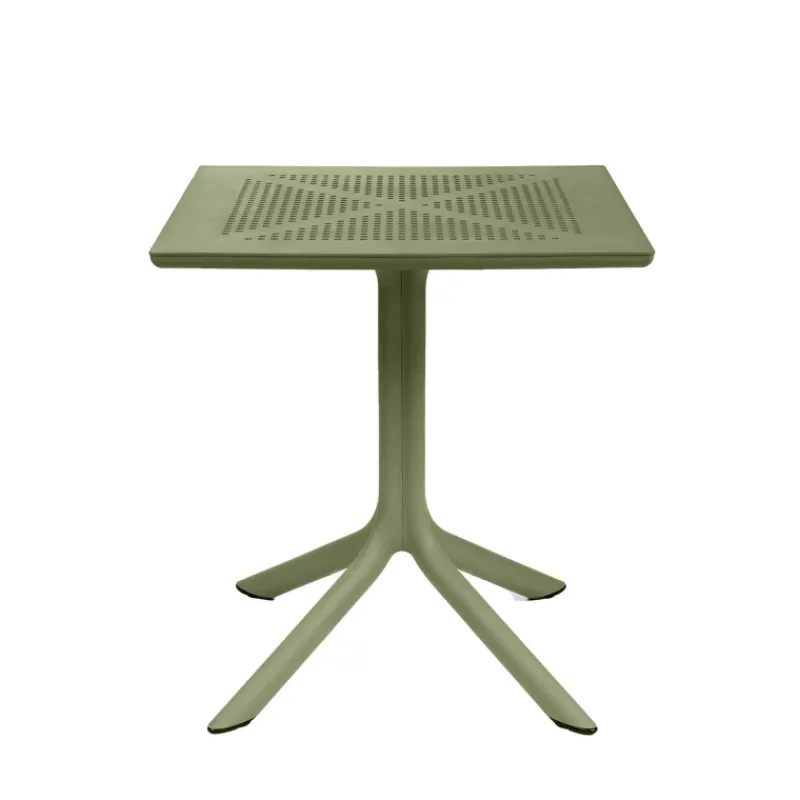 Clip Petite table de jardin carrée en polypropylène> Table De Jardin