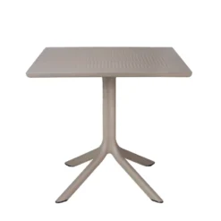 Clip Petite table de jardin carrée en polypropylène><noscript><img width=