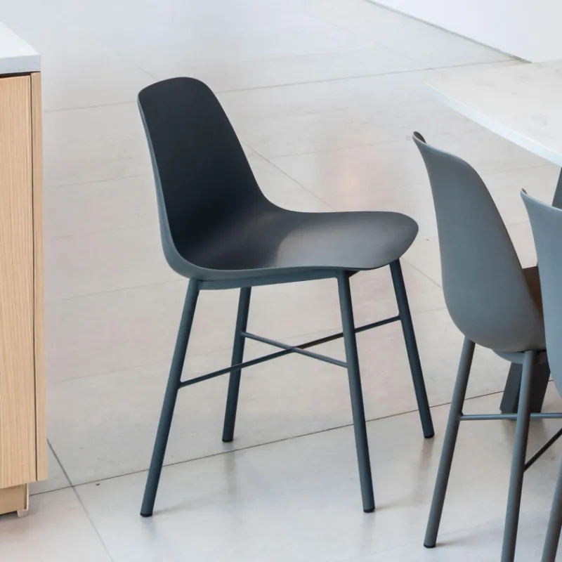 Perfecta Cloe Chaise moderne en polypropylène et métal> Chaise De Cuisine|Chaise Salon