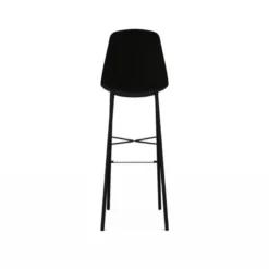 Perfecta Cloe Tabouret de bar belge moderne avec coque en polypropylène et pieds en métal><noscript><img width=