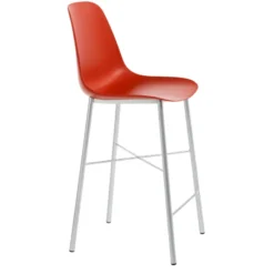Perfecta Cloe Tabouret snack moderne en polypropylène et métal> Tabouret Snack (assise +/- 65 Cm)|Tabouret De Bar (assise +/- 80 Cm)