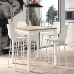 Perfecta Cloe Tabouret snack moderne en polypropylène et métal> Tabouret Snack (assise +/- 65 Cm)|Tabouret De Bar (assise +/- 80 Cm)