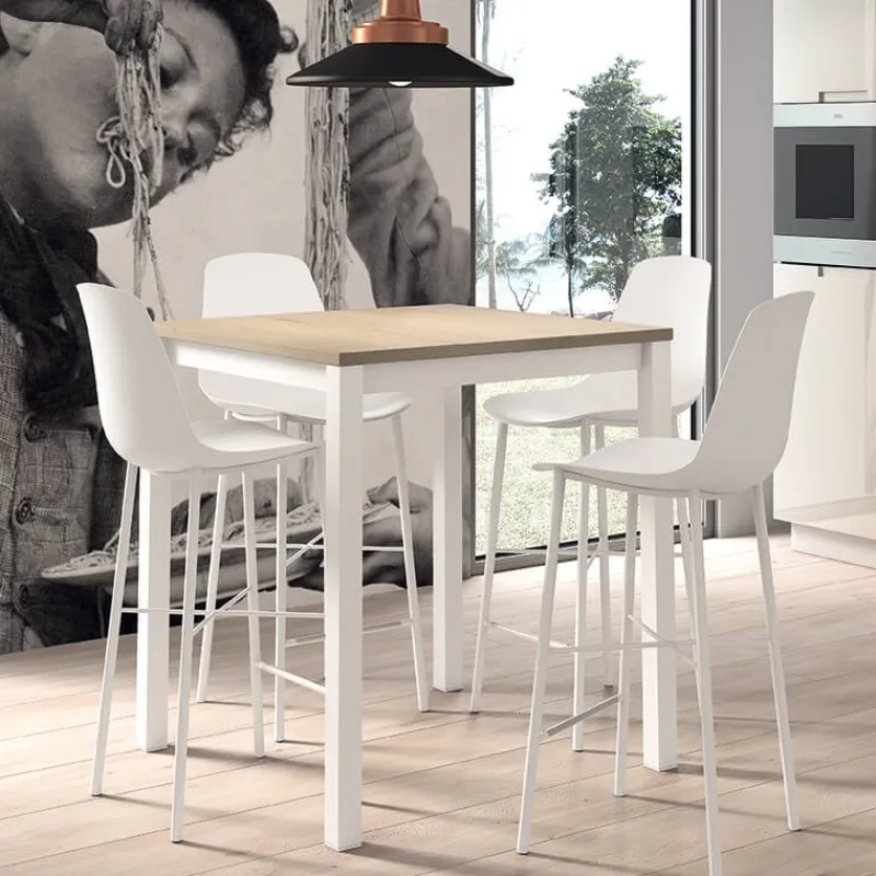 Perfecta Cloe Tabouret snack moderne en polypropylène et métal> Tabouret Snack (assise +/- 65 Cm)|Tabouret De Bar (assise +/- 80 Cm)