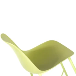 Perfecta Cloe Tabouret snack moderne en polypropylène et métal><noscript><img width=