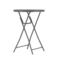 CocktailTable pliante mange debout hauteur 110 cm gris foncé> Table Pour Petit Espace