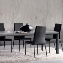 Dexo Cocoon Table italienne rectangulaire extensible en céramique contemporaine><noscript><img width=