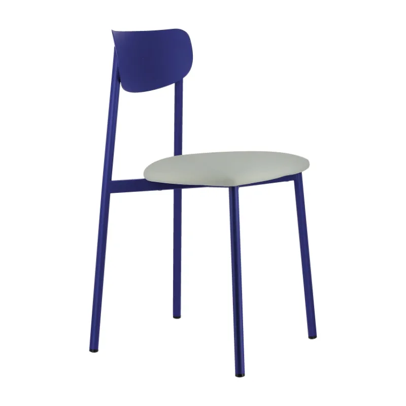Carrier Colette ® Chaise française en métal avec assise en simili rembourrée> Chaise De Cuisine|Chaise De Salle à Manger
