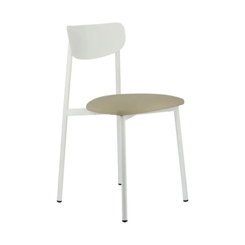 Carrier Colette ® Chaise française en métal avec assise en simili rembourrée> Chaise De Cuisine|Chaise De Salle à Manger