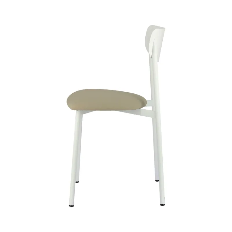 Carrier Colette ® Chaise française en métal avec assise en simili rembourrée> Chaise De Cuisine|Chaise De Salle à Manger