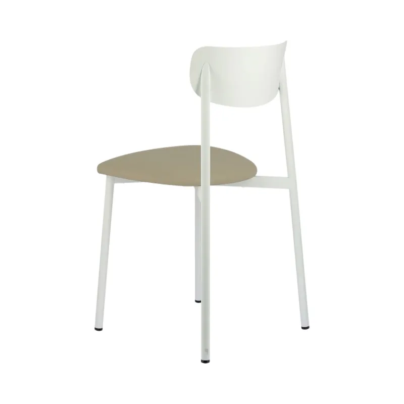 Carrier Colette ® Chaise française en métal avec assise en simili rembourrée> Chaise De Cuisine|Chaise De Salle à Manger