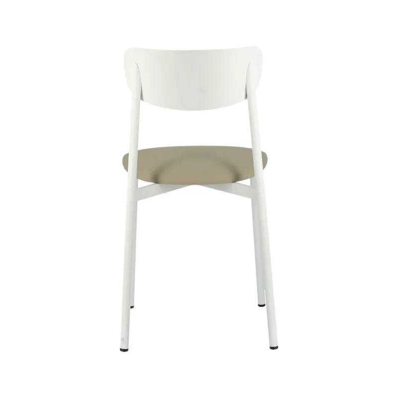 Carrier Colette ® Chaise française en métal avec assise en simili rembourrée> Chaise De Cuisine|Chaise De Salle à Manger