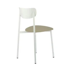 Carrier Colette ® Chaise française en métal avec assise en simili rembourrée><noscript><img width=