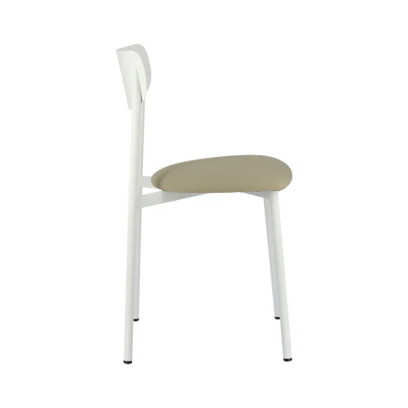 Carrier Colette ® Chaise française en métal avec assise en simili rembourrée> Chaise De Cuisine|Chaise De Salle à Manger