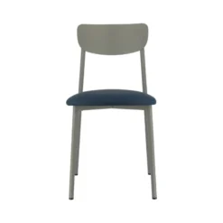 Carrier Colette ® Chaise française en métal avec assise en simili rembourrée><noscript><img width=
