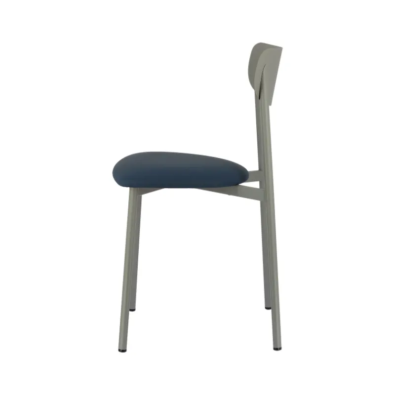 Carrier Colette ® Chaise française en métal avec assise en simili rembourrée> Chaise De Cuisine|Chaise De Salle à Manger