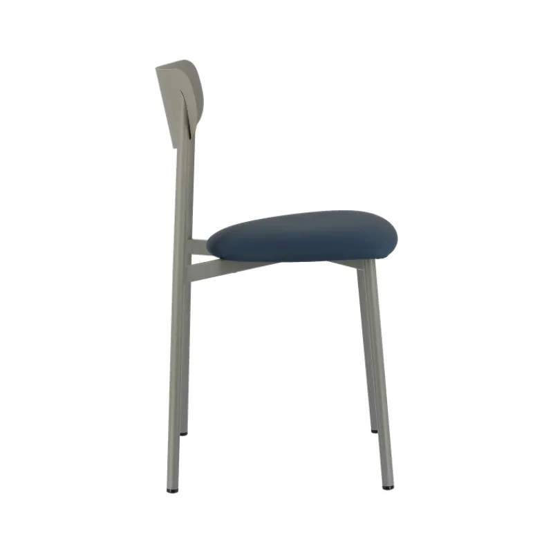Carrier Colette ® Chaise française en métal avec assise en simili rembourrée> Chaise De Cuisine|Chaise De Salle à Manger